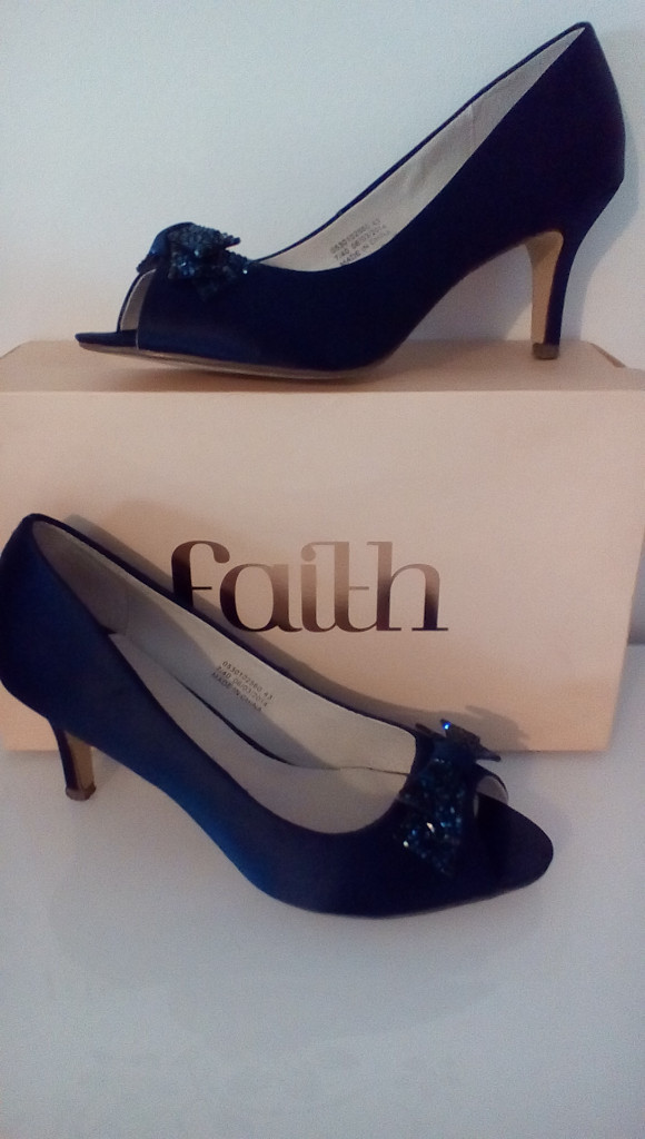 debenhams ladies blue shoes